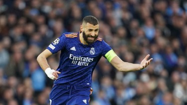 Karim Benzema descontó para Real Madrid a los 33 con una gran definición. Foto: AP
