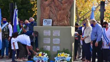 El acto comenzó a las 16 y contó con una importante cantidad de asistentes. Foto Andrés Maripe