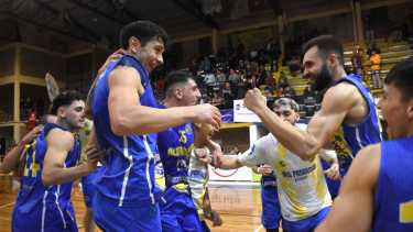 Maranguello metió el punto decisivo en el triunfo con Ciclista. (Foto: Andrés Maripe)