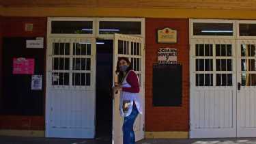 El paro docente tiene una alta adhesión en Roca. Foto: Emiliana Cantera