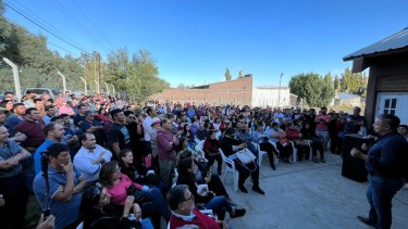 El diputado nacional realizó un encuentro militante en el norte neuquino. Foto: gentileza.
