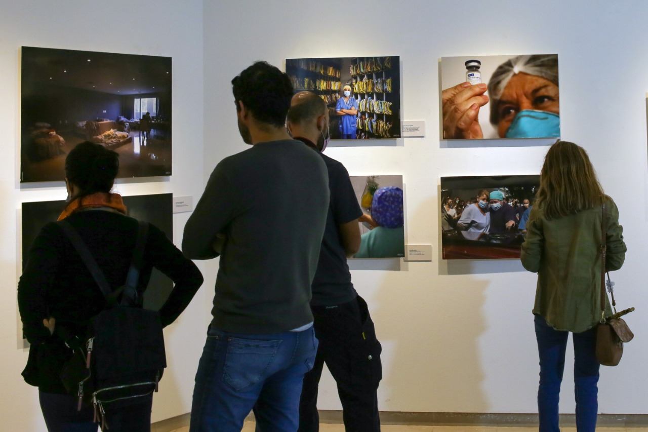 La exposición es libre y gratuita, y permanecerá abierta hasta el 22 de abril en el Centro Municipal de Cultura y el Concejo Deliberante de Viedma. Foto: Marcelo Ochoa.