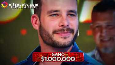 Ezequiel ganó un millón de pesos . Foto: Captura video