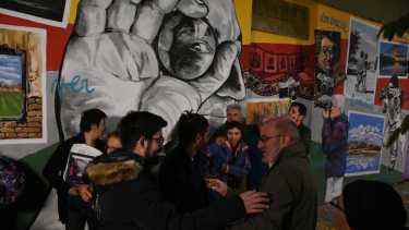 Conmovedora inauguración del mural en homenaje al fotógrafo Adrián Álvarez