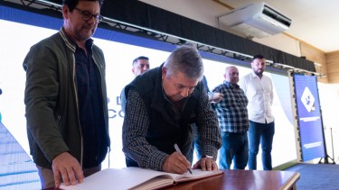 la Comisión Directiva del Sindicato de Petroleros Jerárquicos tuvo su primera reunión tras asumir en el cargo. Foto: Gentileza. 