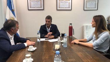 Bertoldi se reunió con Sergio Massa. Foto: Gentileza