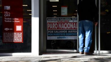 Neuquén se sumará al paro bancario de mañana. (Foto Matías Subat).-