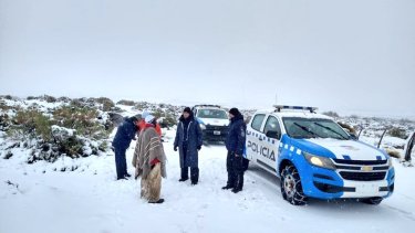 Los cuatro crianceros buscados en Cajón Nuevo están bien.  Foto: Gentileza Entre Cordilleras