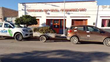 La camioneta quedó secuestrada en la comisaría de Fernández Oro 
