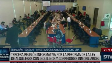 Última jornada de exposiciones por la Ley de Alquileres. 