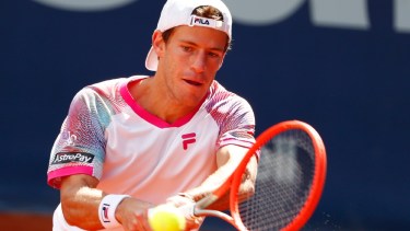 Diego Schwartzman sacó adelante un partido que se le complicó mucho y se metió en la segunda ronda del certamen de Roma. Gentileza.