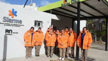La nueva base del Siarme cuenta con un equipo de profesionales en el Alto Valle. Fotos Andrés Maripe.
