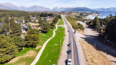 Bariloche: el plan de embellecimiento de la ciudad no se detiene