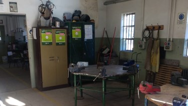 Uno de los espacios que no tiene calefacción. Foto: gentileza