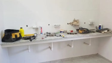 Algunas obras menores ya se ejecutan en las escuelas de la ciudad. Foto gentileza