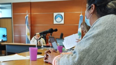 El juez Nieves (al fondo) dictó la resolución este miércoles. (Gentileza)