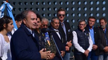 Pesatti presidió el acto que se realizó en El Cóndor. Foto: gentileza.