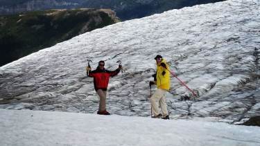 Maximiliano Heras trabajó mucho años como refugiero en Bariloche y en los Alpes italianos. Foto: gentileza