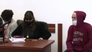 El imputado, durante la formulación de cargos en octubre del año pasado. (Gentileza)