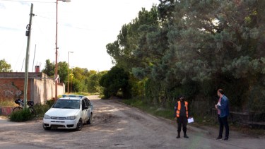 La obra está de frente al río Negro, a metros del club náutico. Foto: Marcelo Ochoa.