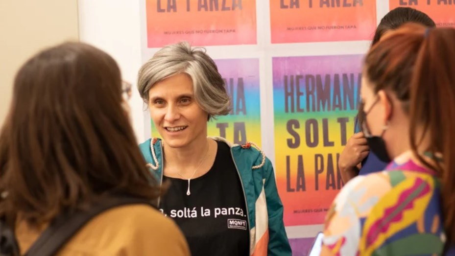 Lala Pasquinelli es fundadora de "Mujeres que no fueron tapa".