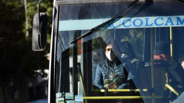 El reclamo de los choferes busca mejorar la condición salarial. Foto: Matías Subat.-