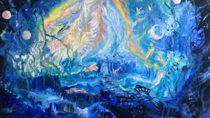 Jorgela Argañarás muestra sus pinturas en la Casa de al Lado de Patagones