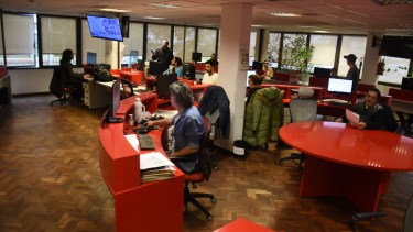 La Redacción Central de Río Negro, en General Roca. Foto: Alejandro Carnevale. 