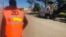 Imagen de Completan obra de pavimento en calles de Ingeniero Huergo