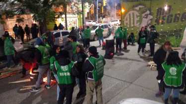 El tránsito de calle Tucumán y Neuquén permanecerá cortado desde las 8 de la mañana debido a una manifestación de ATE. Foto Gentileza.
