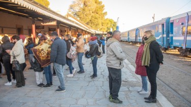 El tren sanitario estuvo diez días en la estación "Padre Stefenelli" y brindó atención a más de diez mil personas. (Foto: Prensa Municipio)