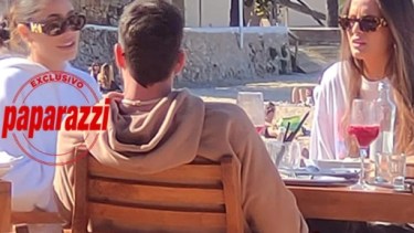 Tini y De Paul ya no se esconden, pero eligieron Ibiza para mostrarse juntos.-