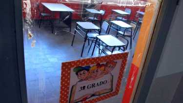 La imagen de los primeros días del ciclo lectivo se repetirá en el segundo mes de clases. (Foto: Marcelo Ochoa)