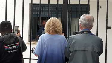 Villar, durante la toma de rehén de su abogado en marzo de 2021 en Zapala. (Archivo)