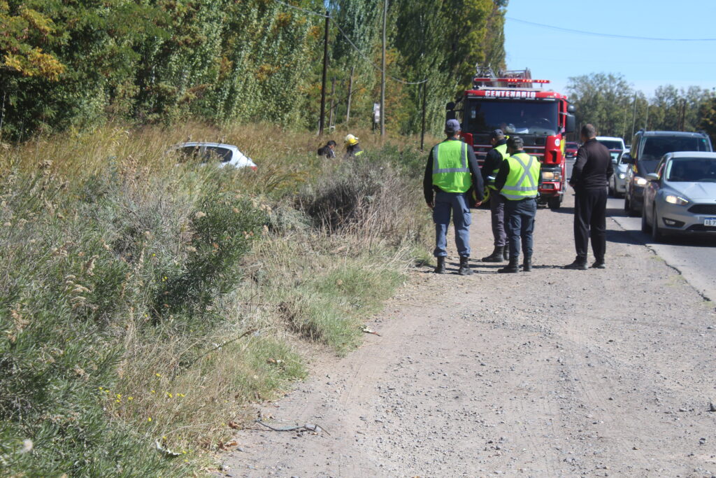 El vehículo que conducía la víctima era un Peugeot 207. Foto: Centenario Digital.