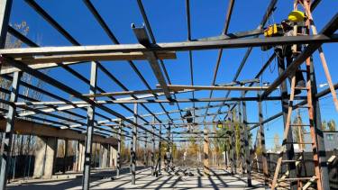La obra se está realizando en el barrio de las 62 Viviendas. Foto gentileza