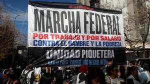 La marcha federal contra el hambre y la pobreza llega a Buenos Aires