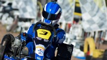 Imagen de Buscaglia fue imbatible en la tercera fecha del Karting con Caja