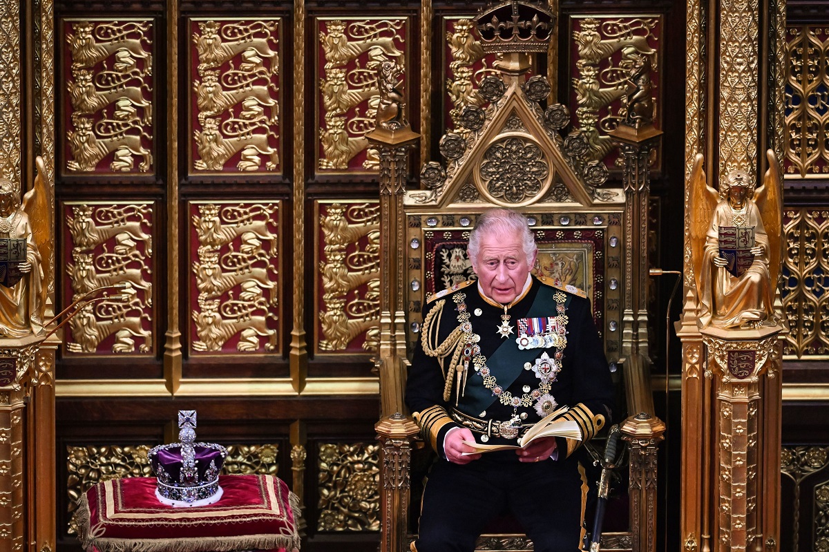El príncipe Carlos reemplazó por primera vez a Isabel II en el altamente simbólico "discurso del trono". Foto: AP 