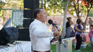 Ariel Rivero se metió de lleno en la campaña. Cuestionó al PJ y a Weretilneck. (foto: archivo)