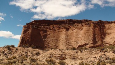 Apesteguía encontró el sitio La Buitrera en 1999 por crónicas escritas en 1927 por un investigador alemán, Friedrich von Huene