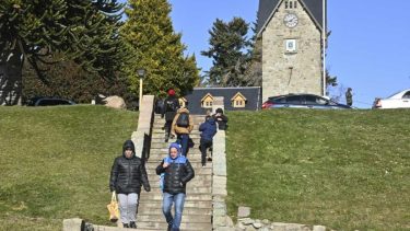 Bariloche disfruta de la temporada invernal, con buena asistencia del turismo. Foto: Agencia.-