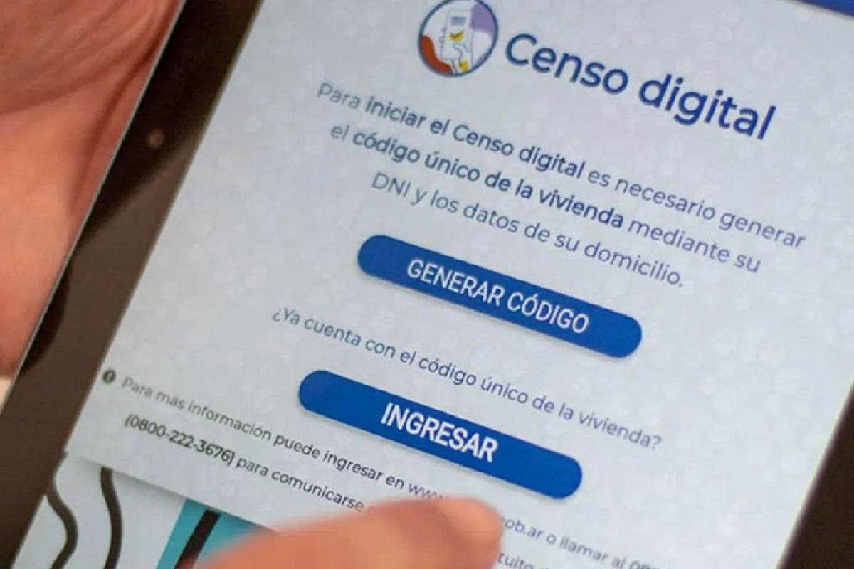 Es la primera vez que se realiza un censo digital en el país. 