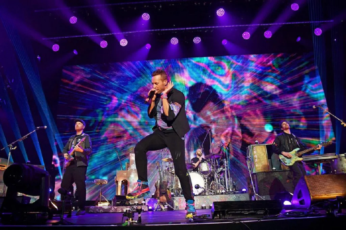 Coldplay quedó cerca del récord de nueve River que hizo Roger Waters en 2012. 