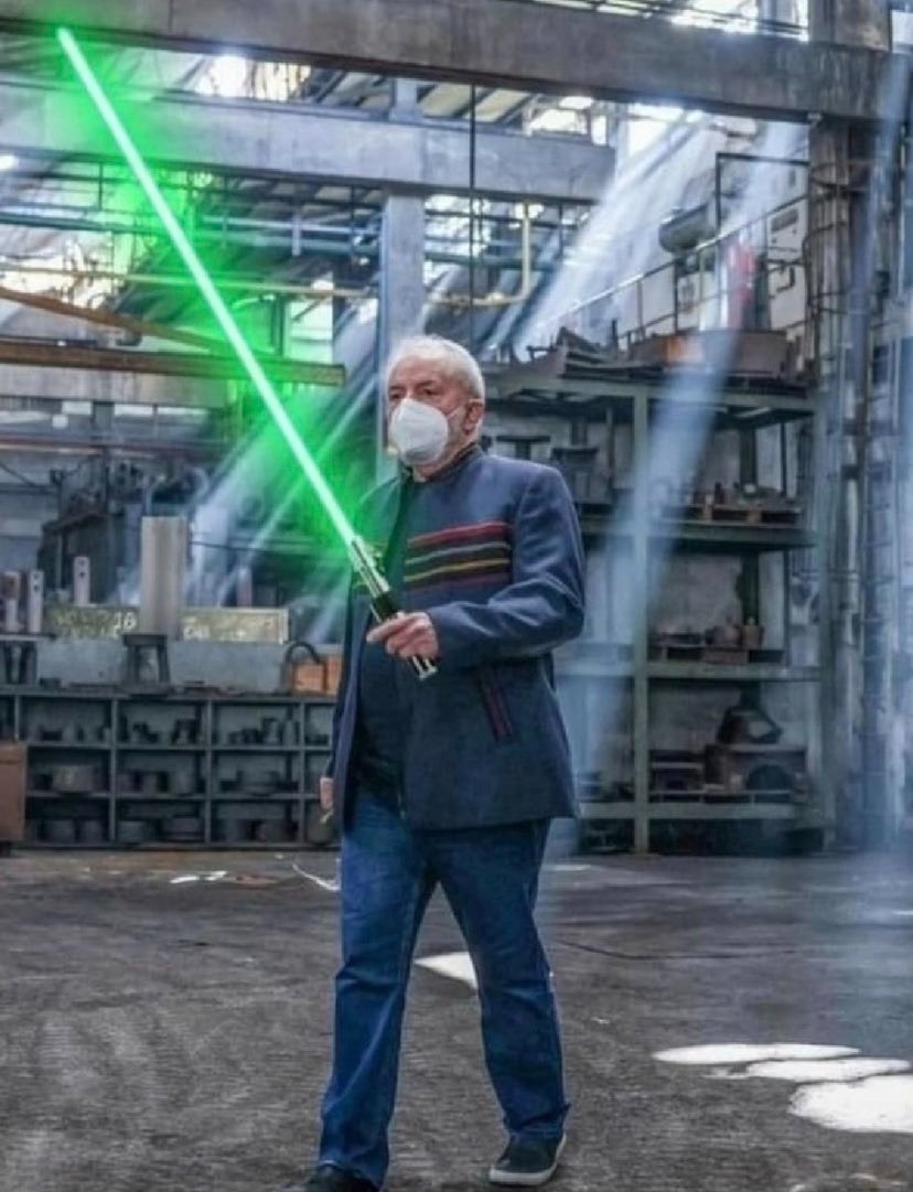 Lula posteó una foto alusiva al día de Star Wars.