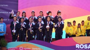 Con la roquense Candela Juan, Argentina fue plata en el rugby seven de los Juegos Odesur