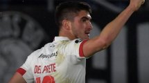 Imagen de Con un golazo de Del Prete, Estudiantes ganó en Brasil y se aseguró el ‘1’ de su grupo
