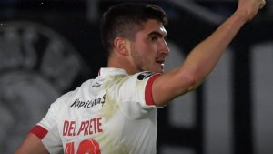 Con un golazo de Del Prete, Estudiantes ganó en Brasil y se aseguró el &#8216;1&#8217; de su grupo