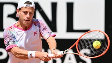 El Peque Schwartzman quedó eliminado en Wimbledon. Gentileza.