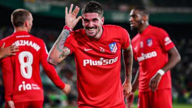 De Paul metió el 2 a 0 del Atlético ante Elche.